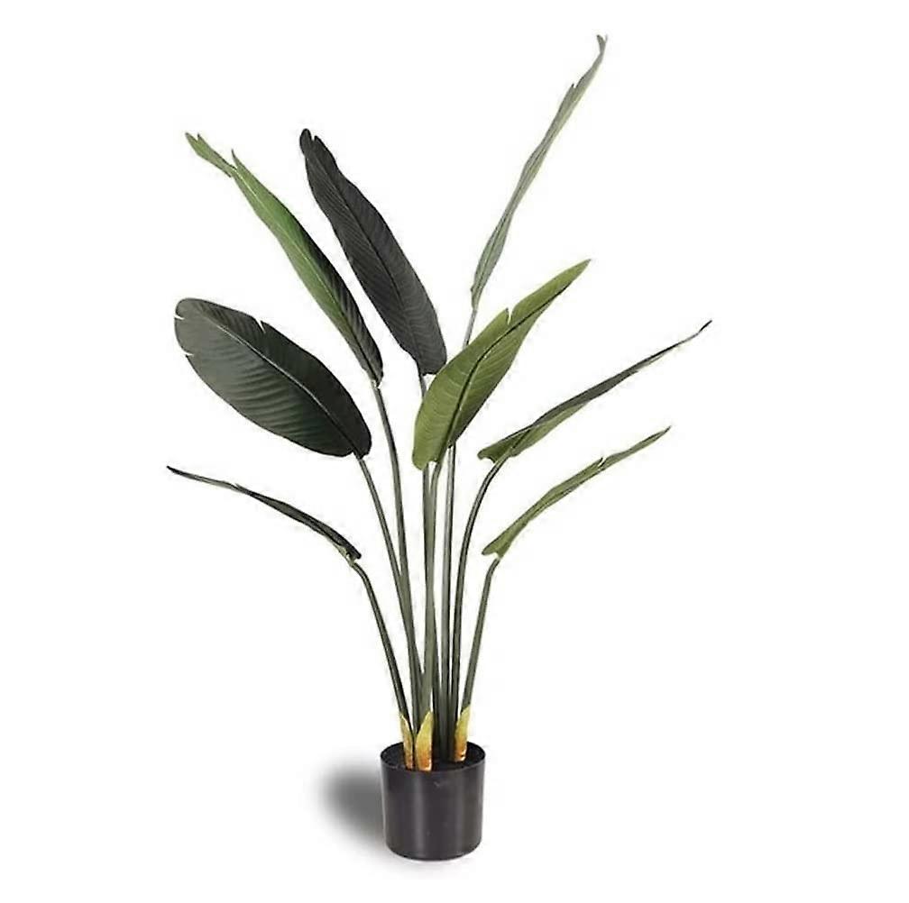 Artificial Banana Tree 120cm Fake Tropical Plant with Realistic Leaf Texture for Home and Events