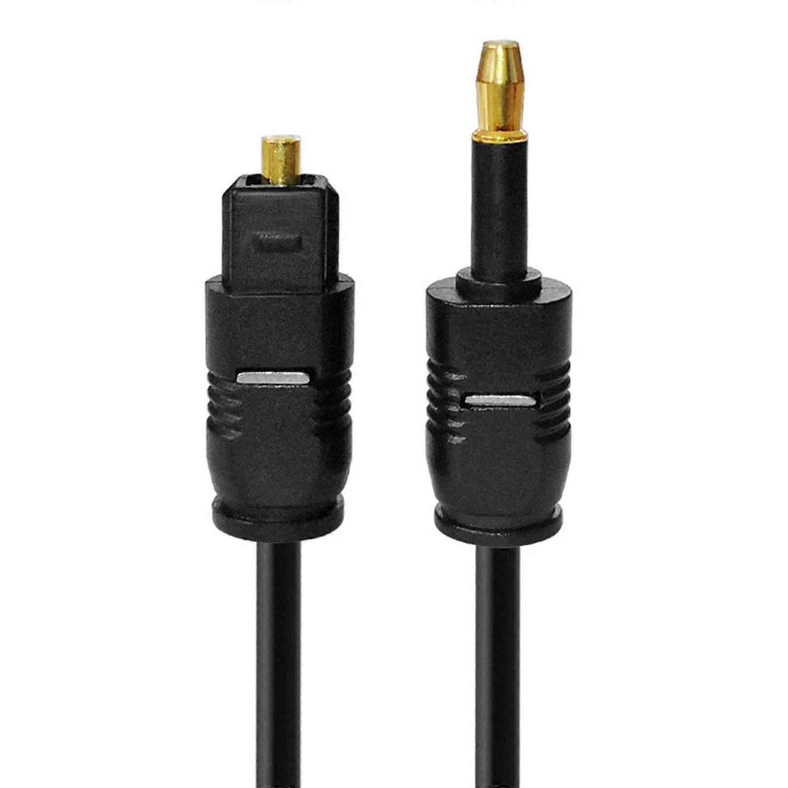 Toslink To 3.5mm Plug Digital Optical Cable SPDIF Optical Fiber Connector 1m 1.5m 2m 5m