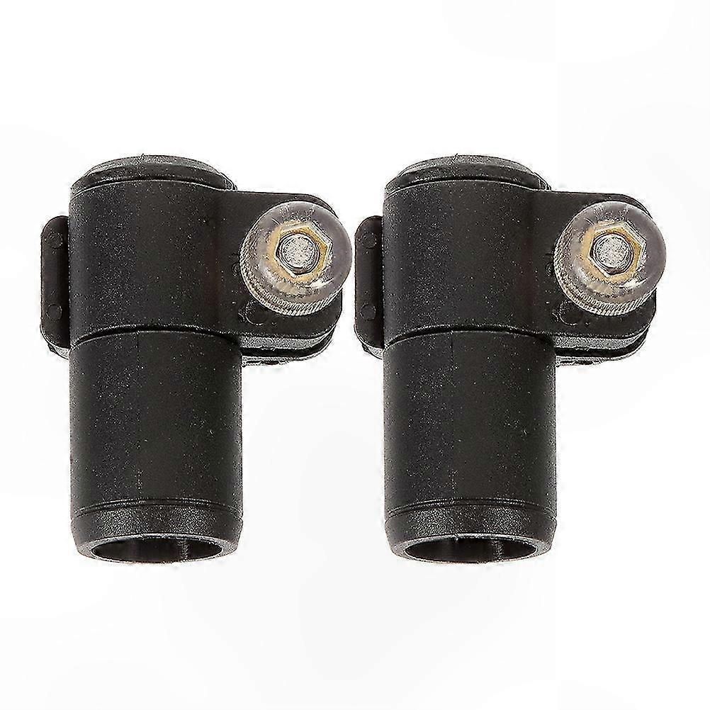 2-Pack Rubber Cane Clips, External Locking Fasteners for Walking Sticks