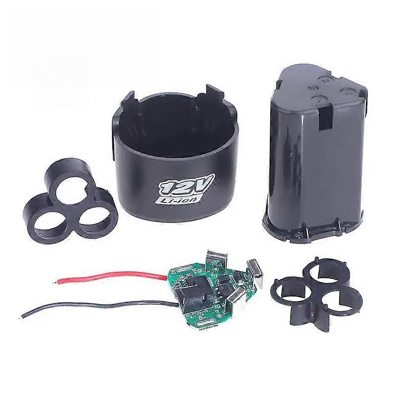 1set 18650 Lithium Box Circuit Pack Shell Case Bracket Hand Drill Power Li-ion Battery Protection Board 3S 12V DC Electric Tool