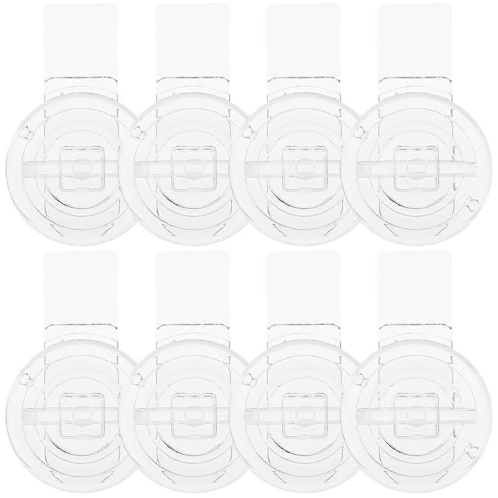 8Pcs Acrylic Lock Hasps for Locking Transparent Hasps for Wood Box