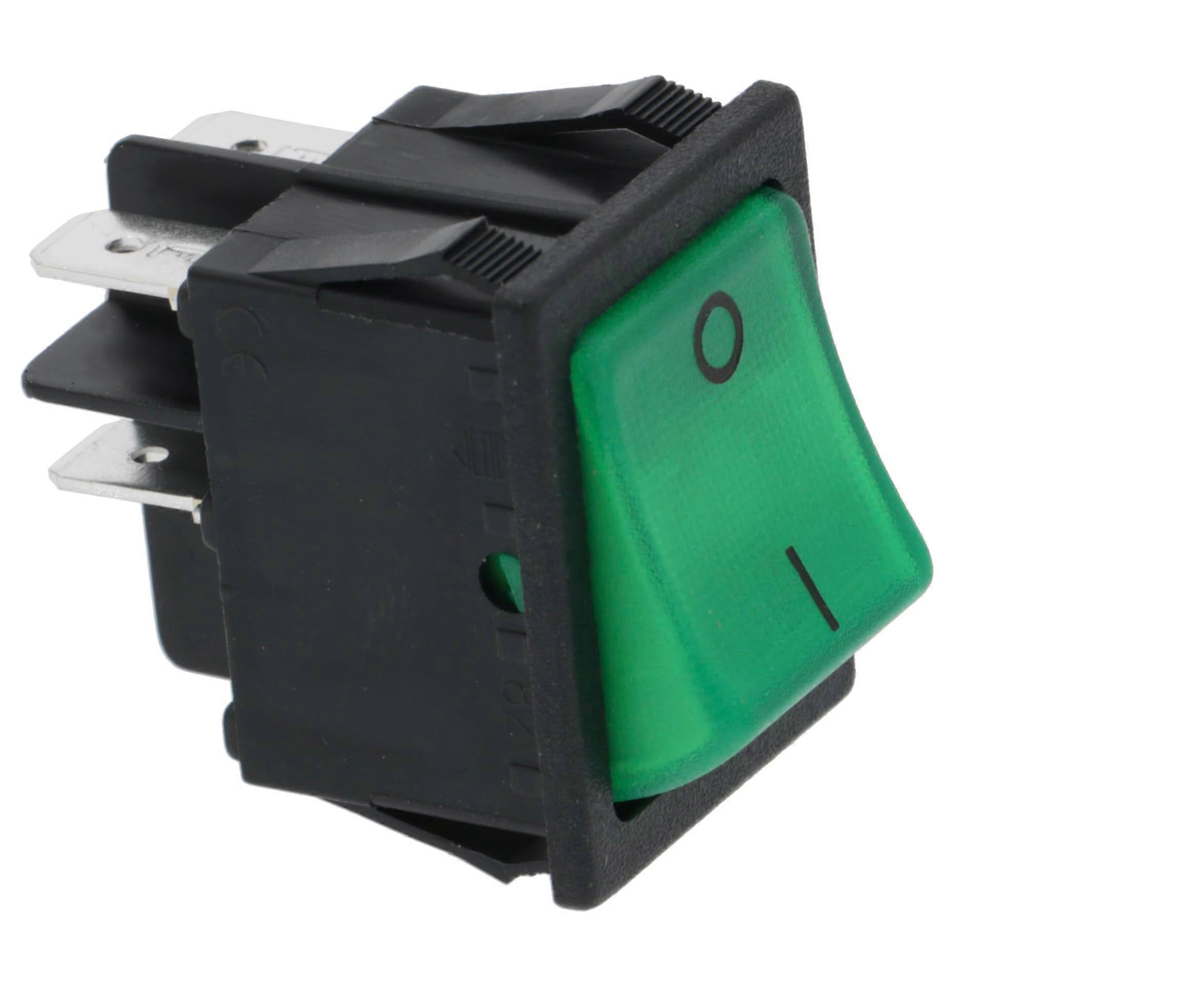 Bipolar Switch 16A 250V Green Replacement for Pavoni Professional Coffee Machine