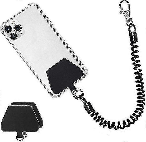 2025 Phone Lanyard Tether with Patch: Universal Stretchy Lasso Straps