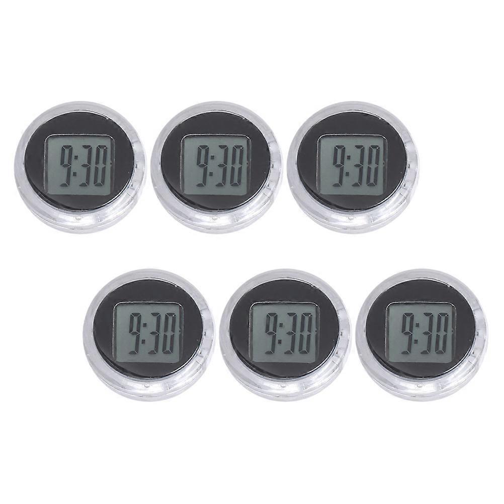 Motorcycle Digital Clock Small Motorbike Clock Waterproof 12Pcs Pack