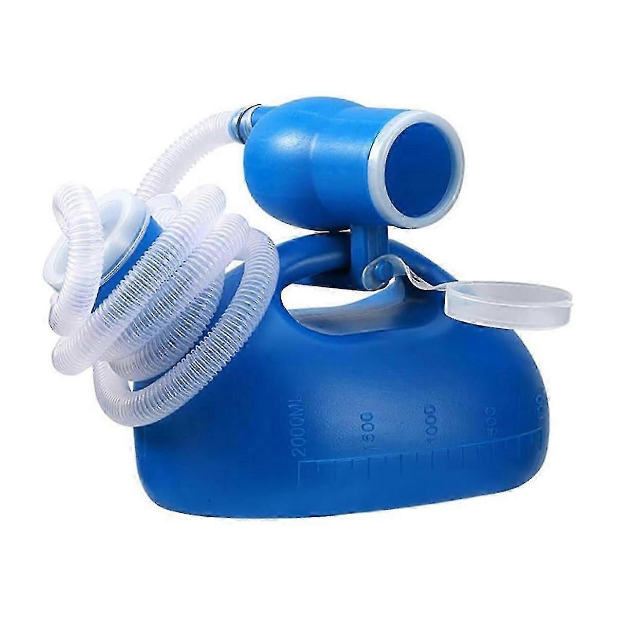 2000ml urinal bottle with long tube for men