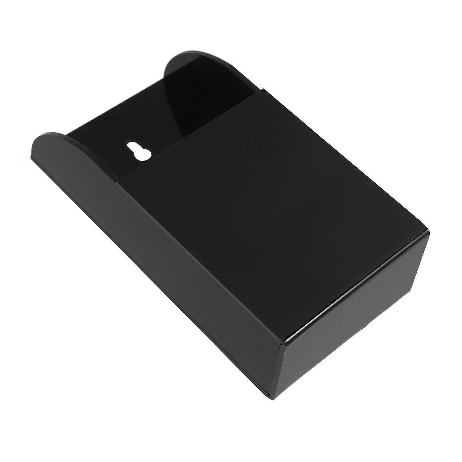 Wall Mount Remote Holder Organizer Made with Black Acrylic Material