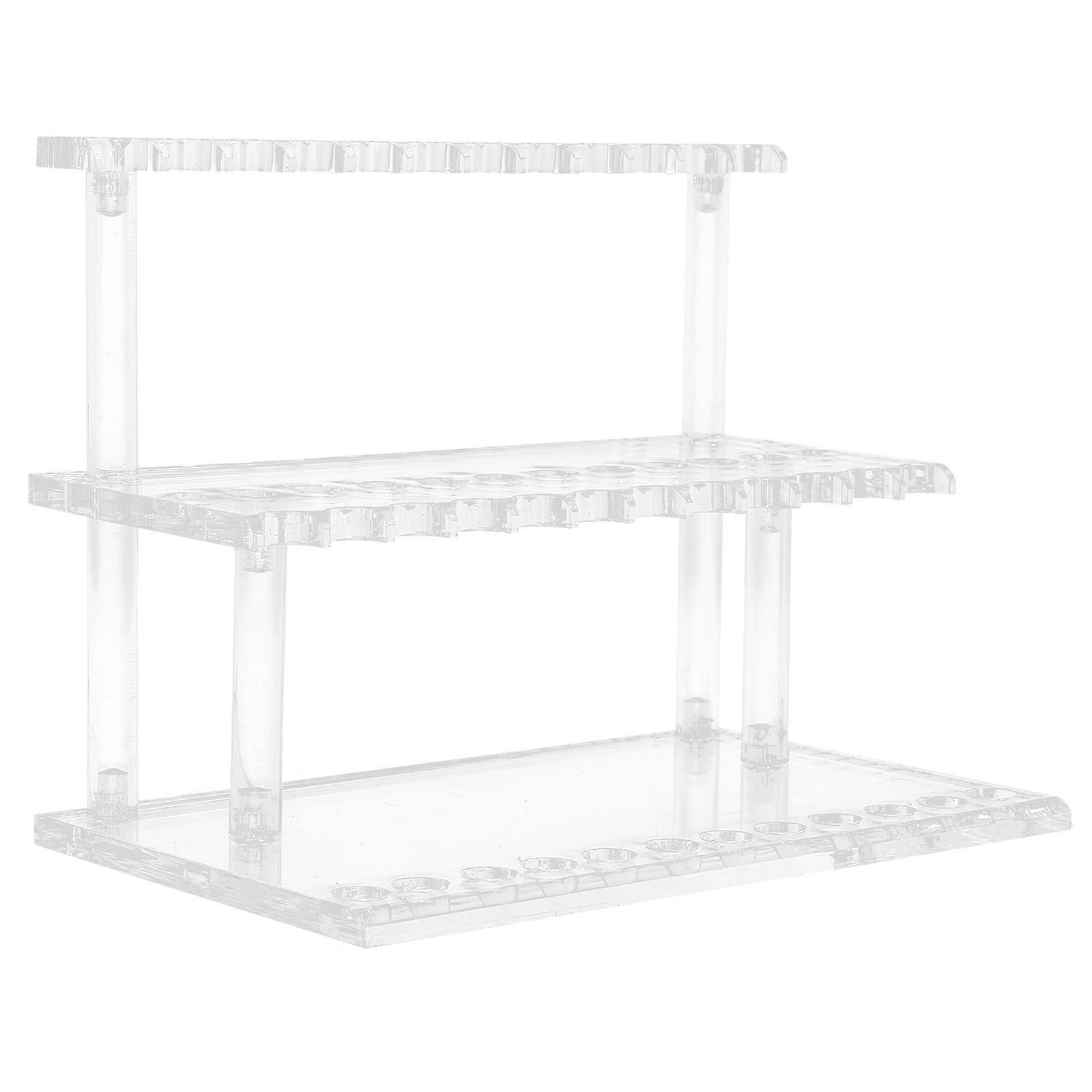 Stylish Acrylic Pen Holder Stand For Study Room Use Simple Design Multi-Functional 1Pcs Organizer