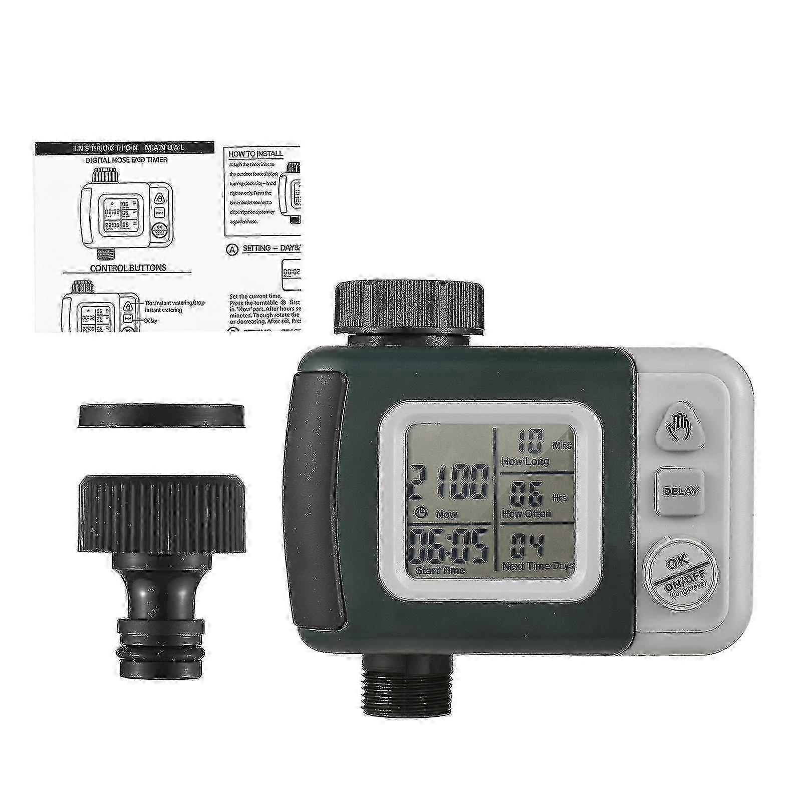 26-27 Programmable Digital Garden Irrigation Timer with Automatic Watering Function