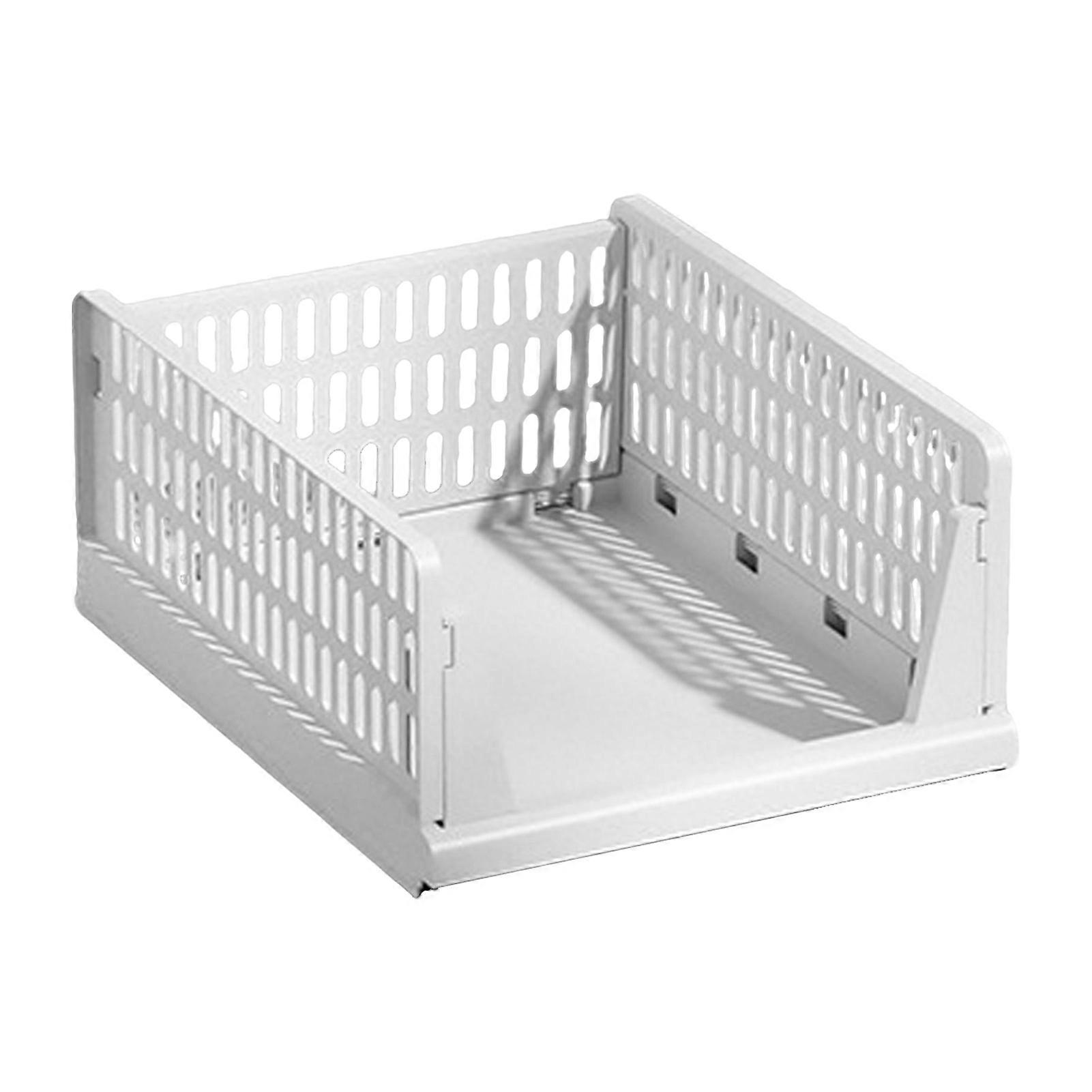Stackable Plastic Storage Drawer – Foldable Organizer for Closet & Bedroom