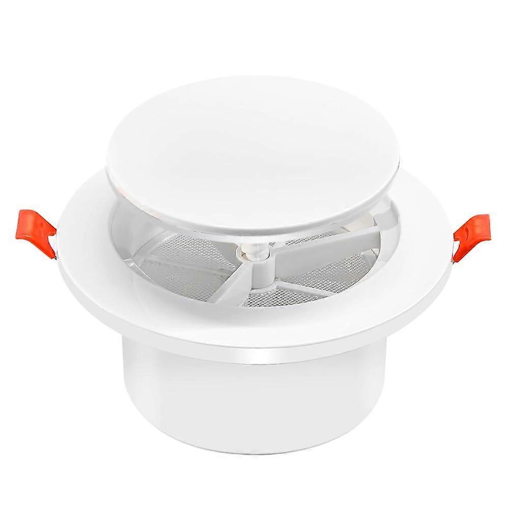 4 Inch Round Air Vent Cover with Adjustable Airflow Control, Spring Loaded HVAC Ceiling Diffuser