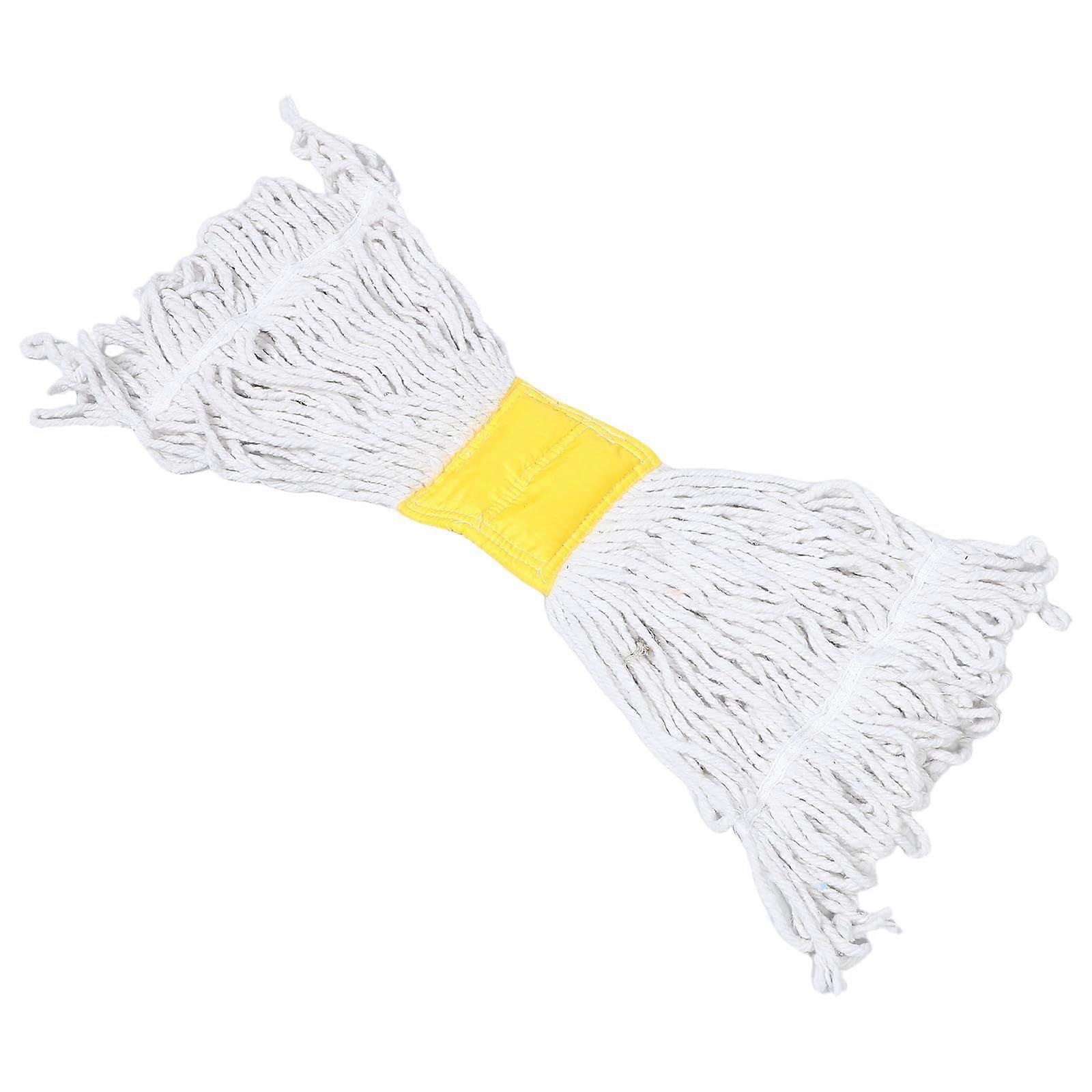 5pcs Heavy Duty Commercial Mop Head Replacement for Industrial Cleaning, Reusable Polyester String Head