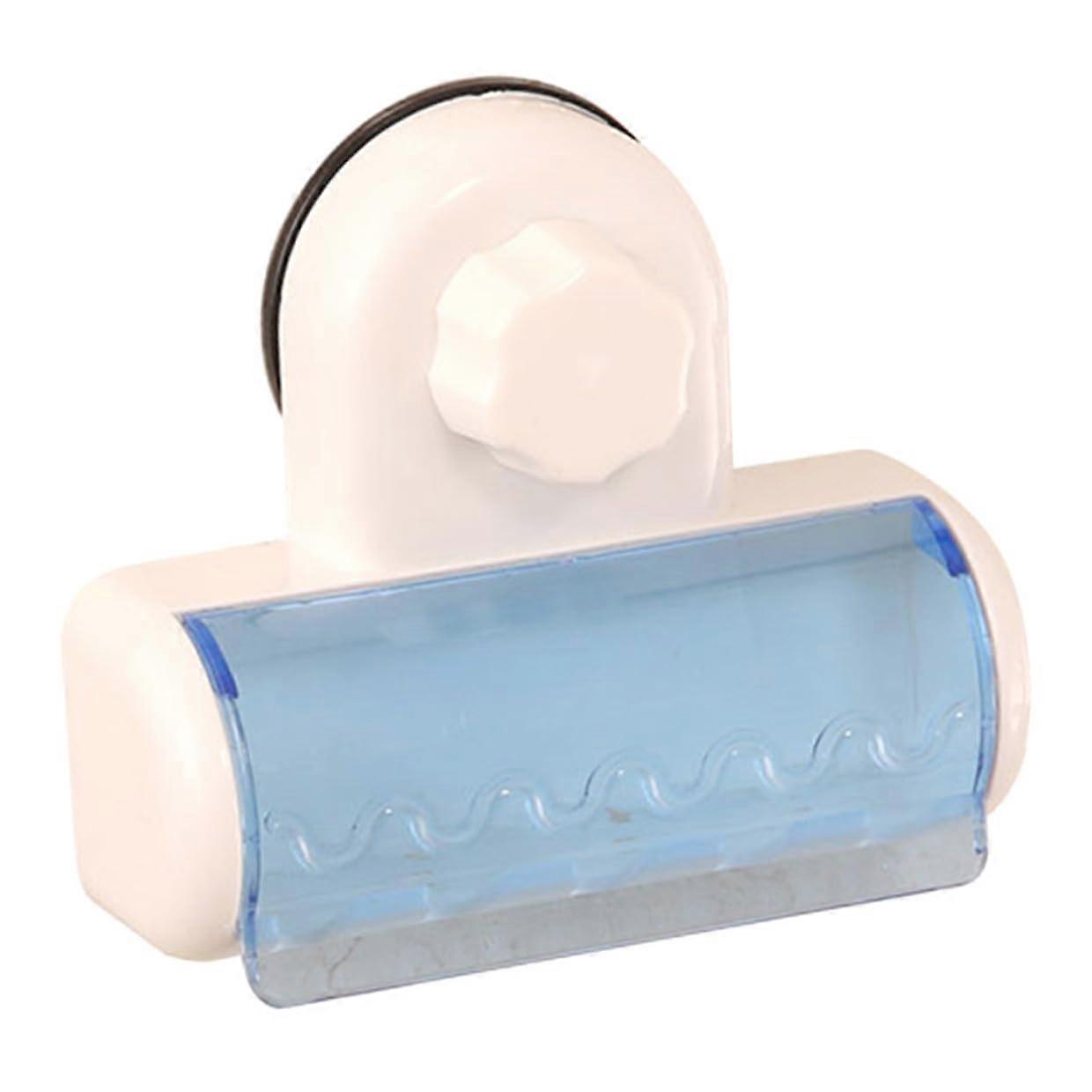 Wall Mounted Toothbrush Holder with Cover, Suction Bathroom Organizer for SpaceSaving Storage