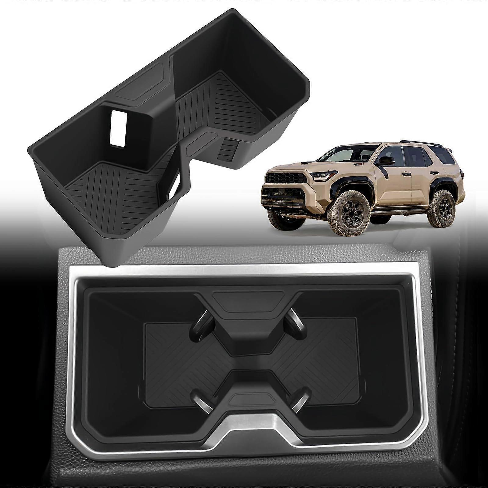 Silicone AntiSlip Center Console Cup Holder Inserts Organizer for 2025 Toyota 4Runner Ref: 7743