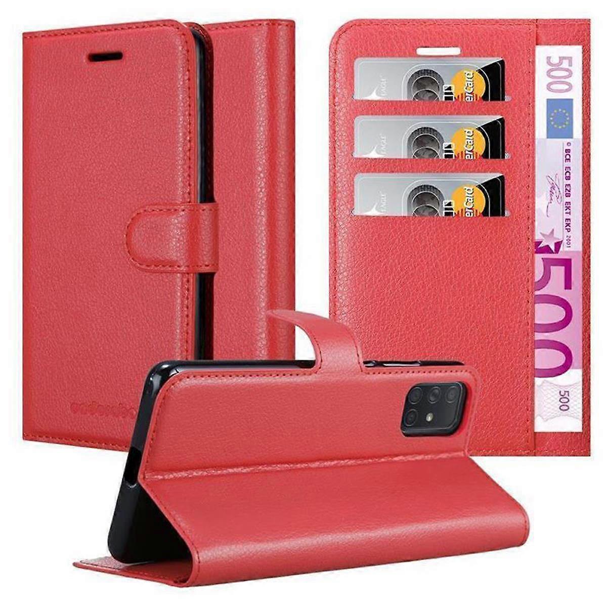 Samsung Galaxy A51 4G / M40s Case - Protective Case with Card Slots and Stand Function