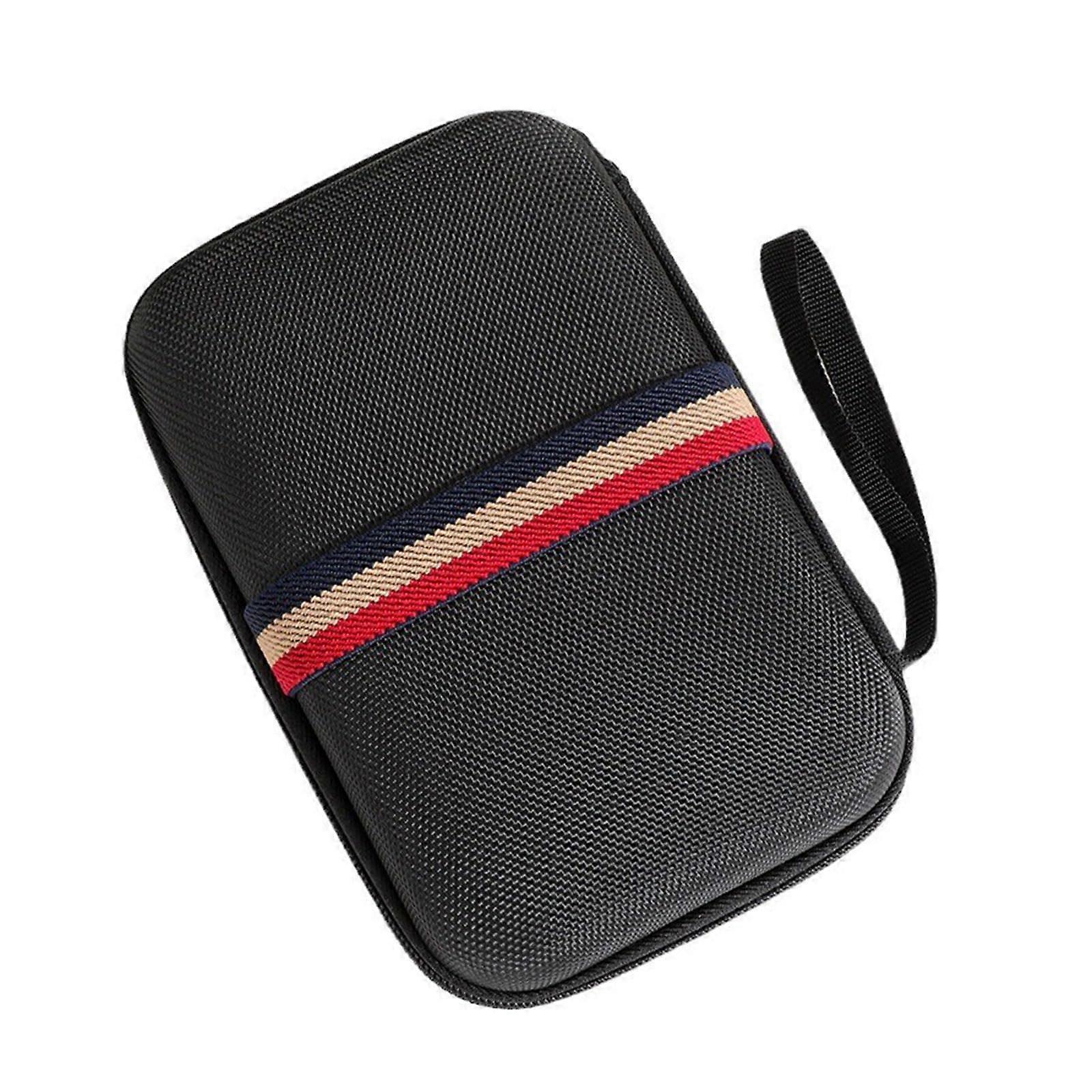 Portable Game Console Case Shockproof Protective Design with Accessory Pockets Travel Carrying Bag