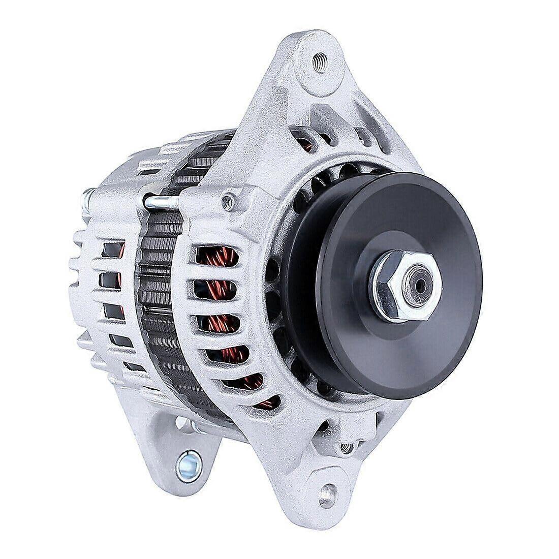12V 50A Tractor Alternator with Internal Voltage Regulator, Clockwise Rotation, 87mm Lead