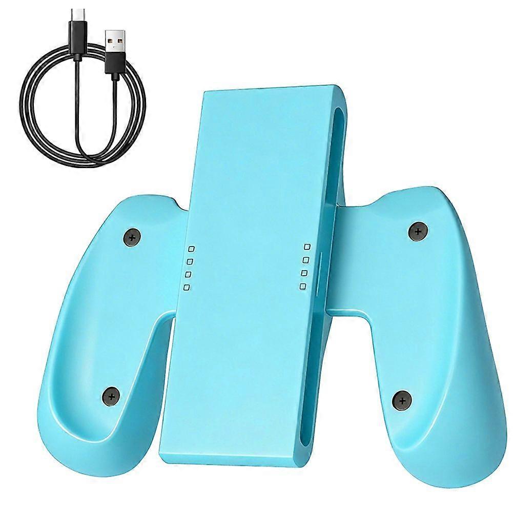 For Nintendo Switch 2 Controller Charging Grip Stand NS 2 Left/Right Controller Magnetic Charging Handle Bracket Blue