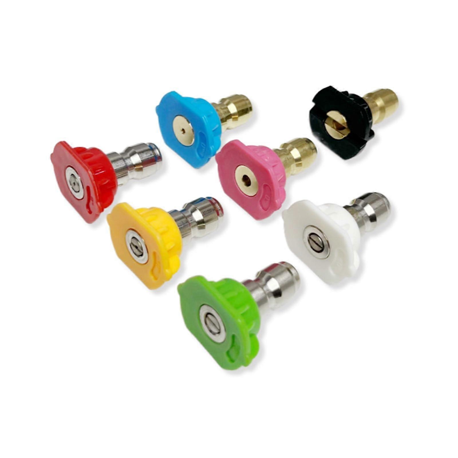 Pressure Washer Nozzle 1.6mm Adjustable Spray Angles Quick Connect for Precision Cleaning