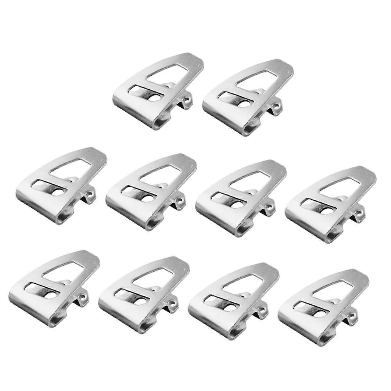 Belt Clip for Drill and Tool Belt Hook, Durable Steel, Secure Attachment, Quick Tool Access, 10pcs