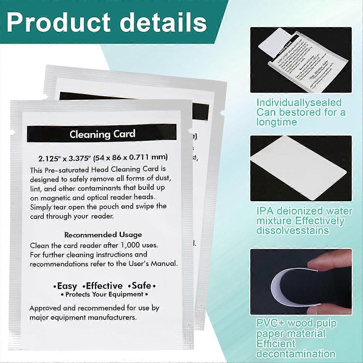 Label Printer Cleaning Card for Label Writer Label Printers 10-Pack ...