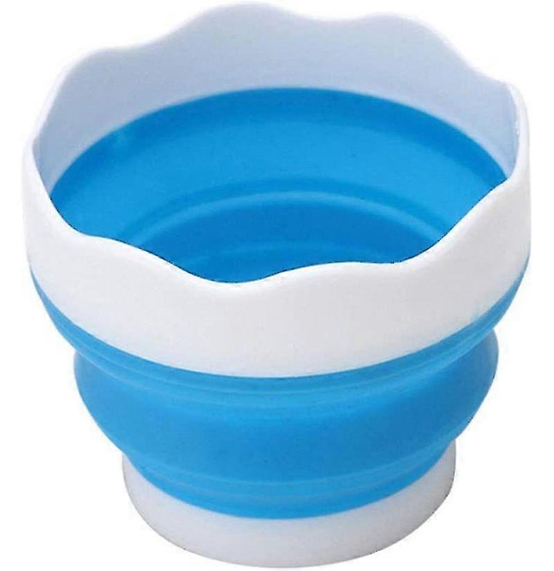 Portable Foldable Plastic Bucket, Foldable Portable Multi-function Bucket, Multi-function Telescopic Silicone Brush Pen Washing Bar