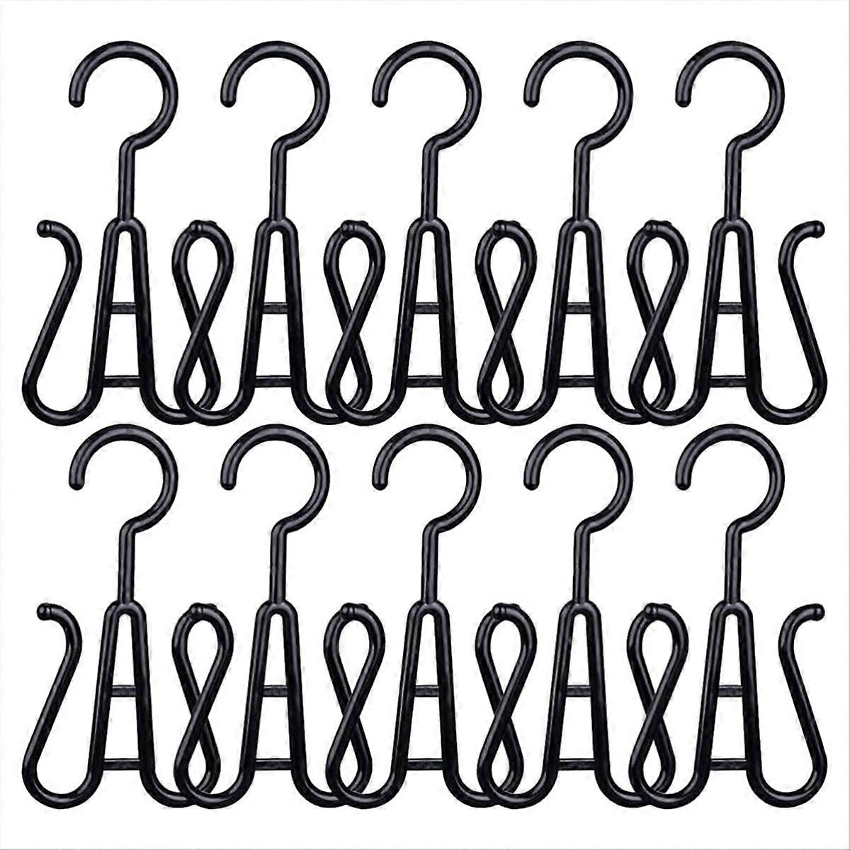 Double Shoes Drying Rack 50Pcs Shoe Display Hooks Drying Rack