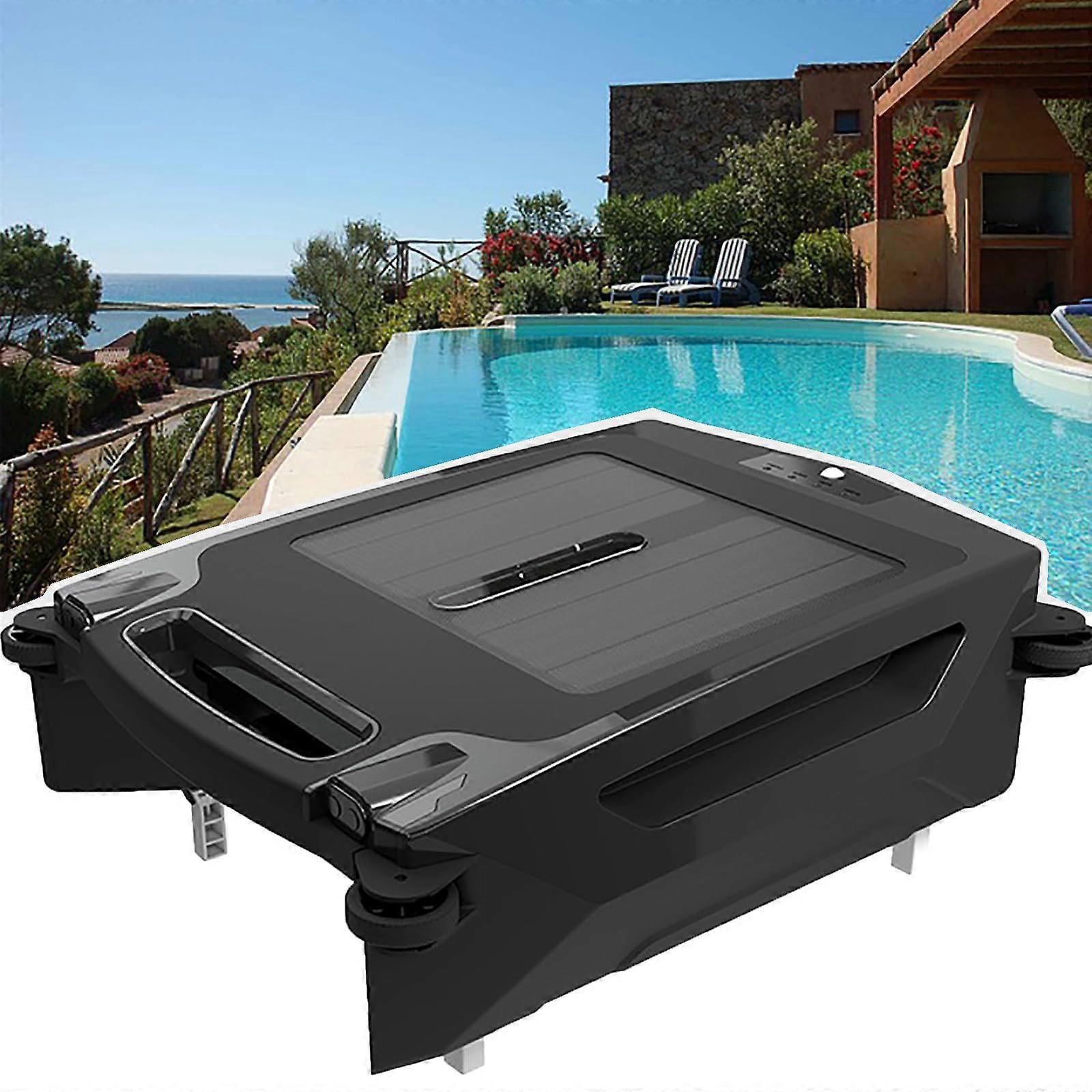 Solar Pool Skimmer Automatic Cleaner with Dual Modes and Obstacle Avoidance for All Pools