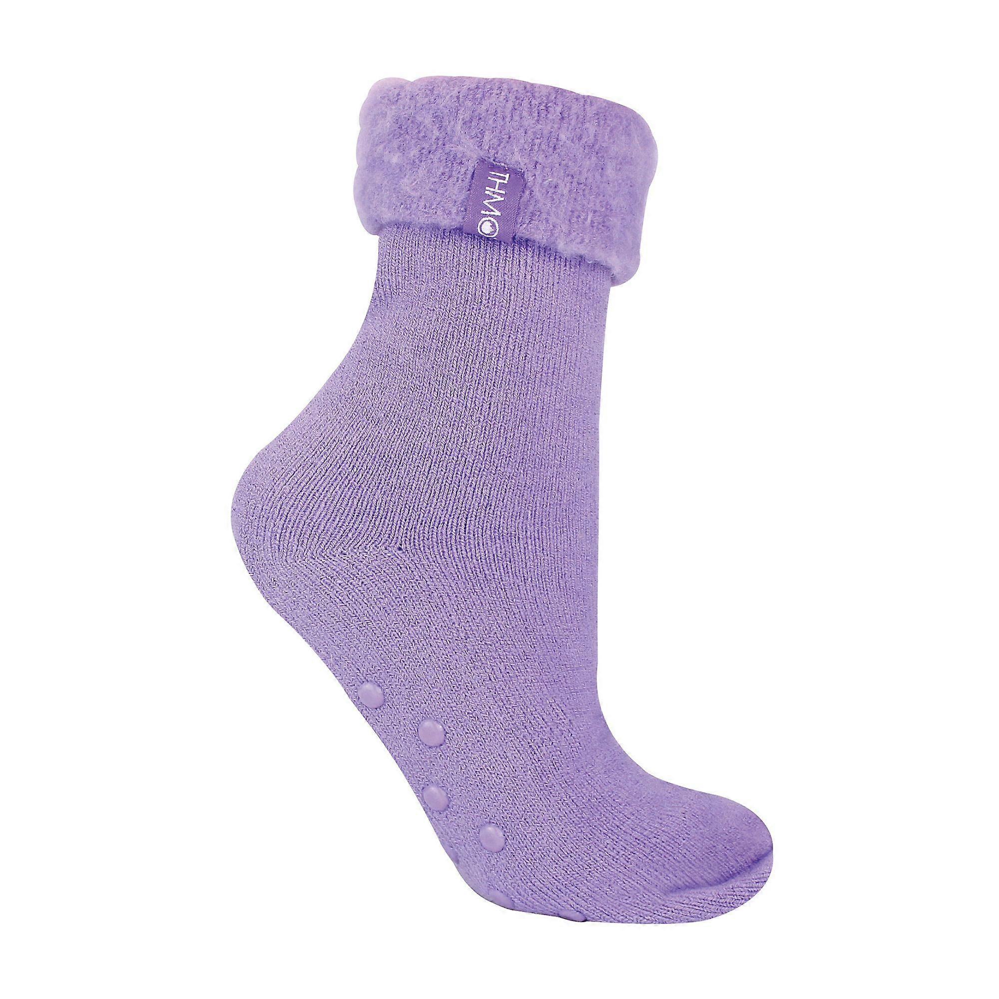 THMO - Ladies Thermal Plain Turnover Bed Socks
