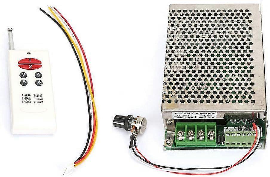 Wireless Remote Control DC Motor Speed Controller 12V/24V/30V