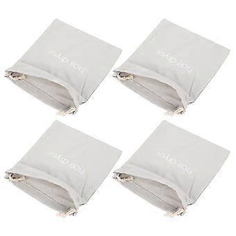 Supports de sèche-cheveux anti-rayures, forme rectangulaire, portables, pour les voyages et les activités de plein air (lot de 4)