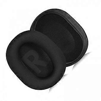 Black Ice Silk Fabric Ear Pads for Logitech G PRO X (2 Pack)  MC1