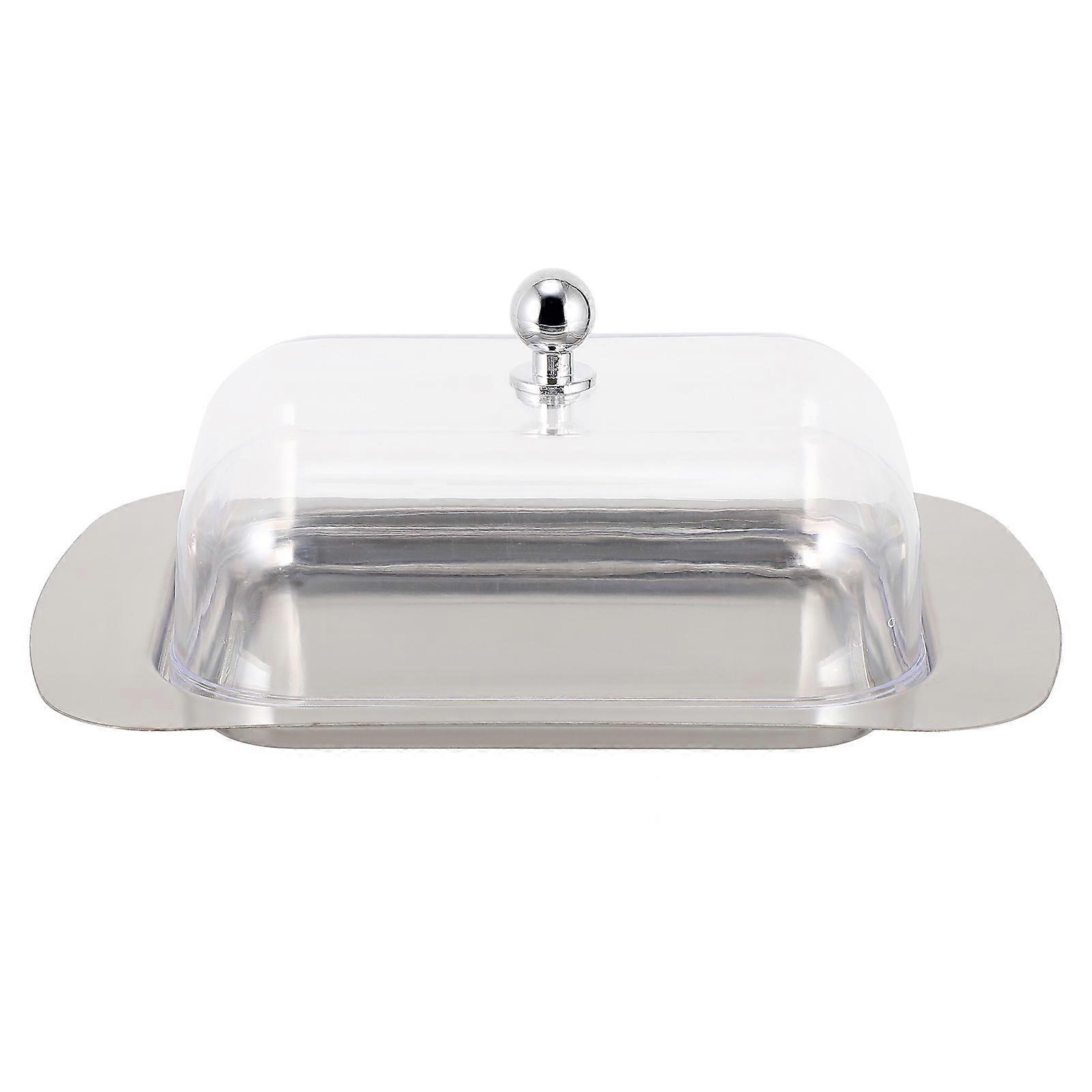 Multi-Functional Plate Bread Display Tray for Butter Keeping 1Pcs