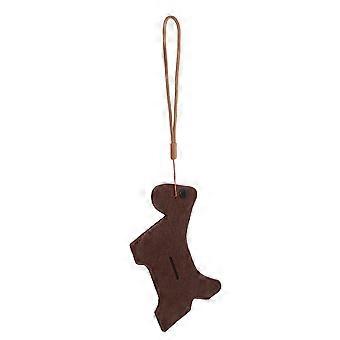 Portable Dog Waste Bag Dispenser with Lanyard Style Felt Animal Pendant