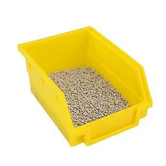 Bassin de bain pour hamster, toilettes en plastique pour le bain, couleur jaune