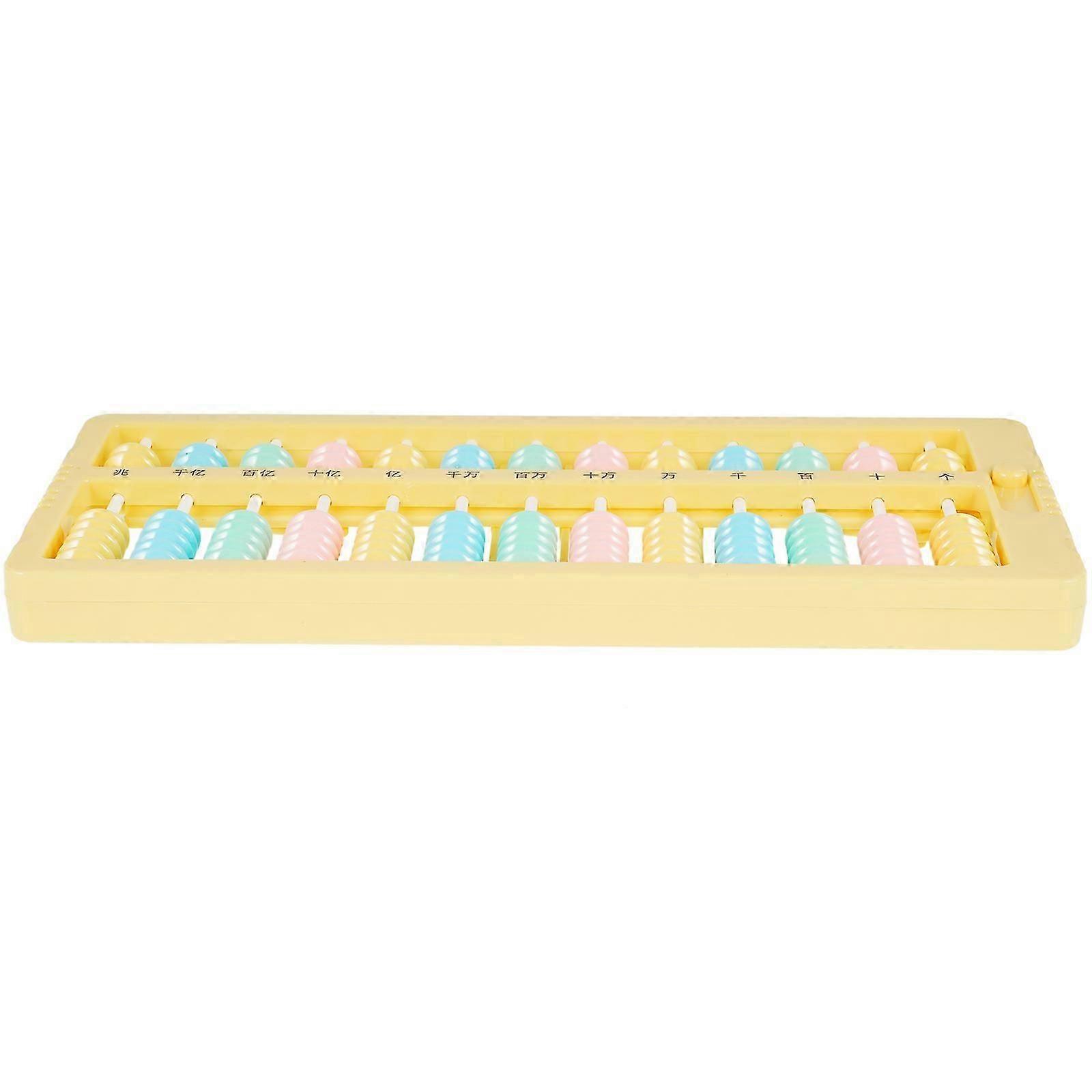 Math Tool for Kids Math Counting with 13 Rods Abacus Frame