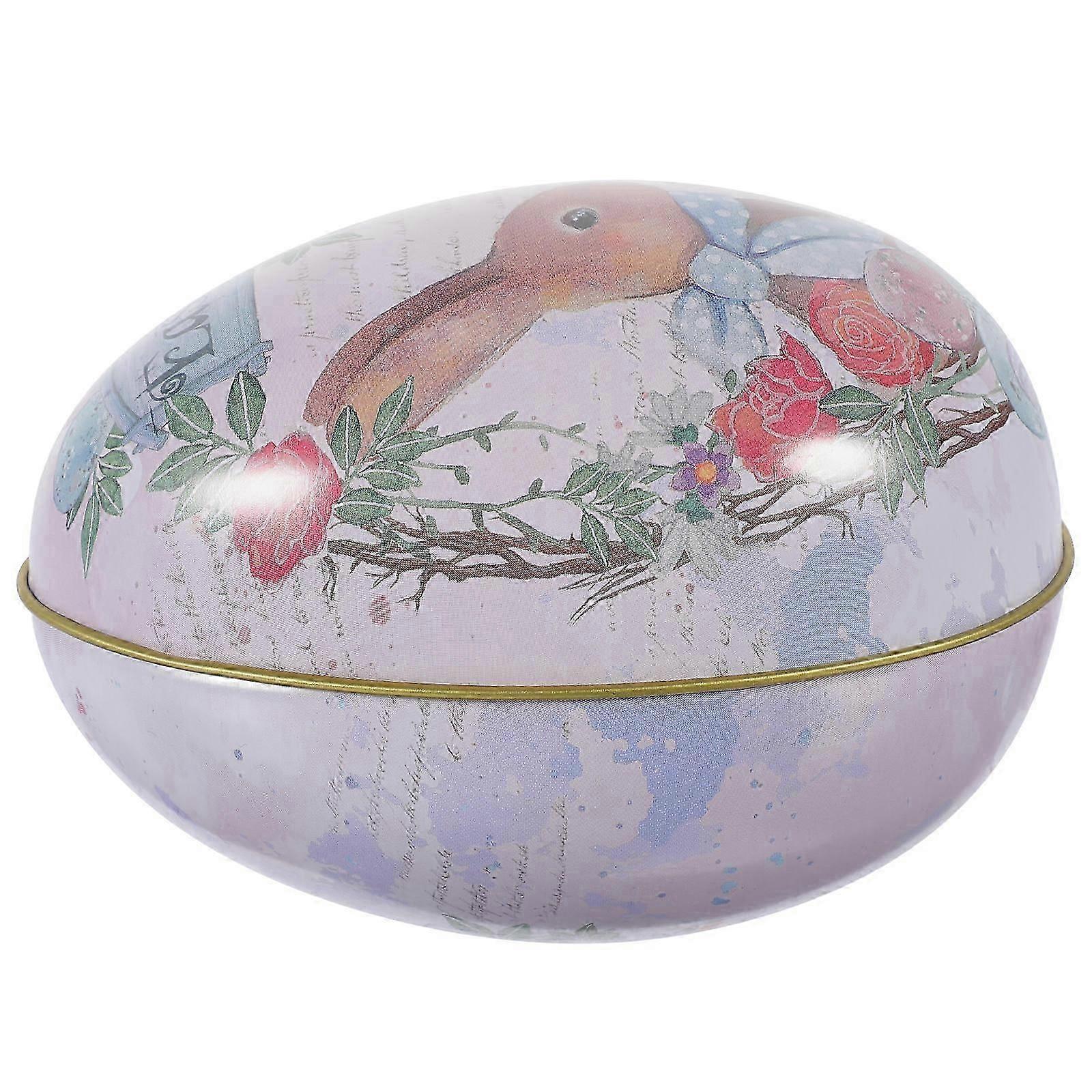 Easter Candy Container Tinplate Box for Storage Easter Egg Multi