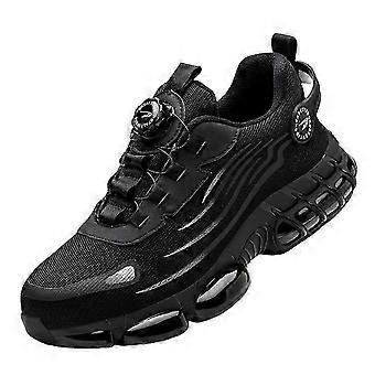 Men's Safety Shoes with Convenient Rotating Buckle - Perfect for Indoor & Outdoor Use