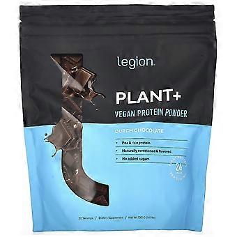 Legion Athletics, Plant+, Poudre de protéines végétaliennes, Chocolat hollandais, 730 g (1,61 lb)