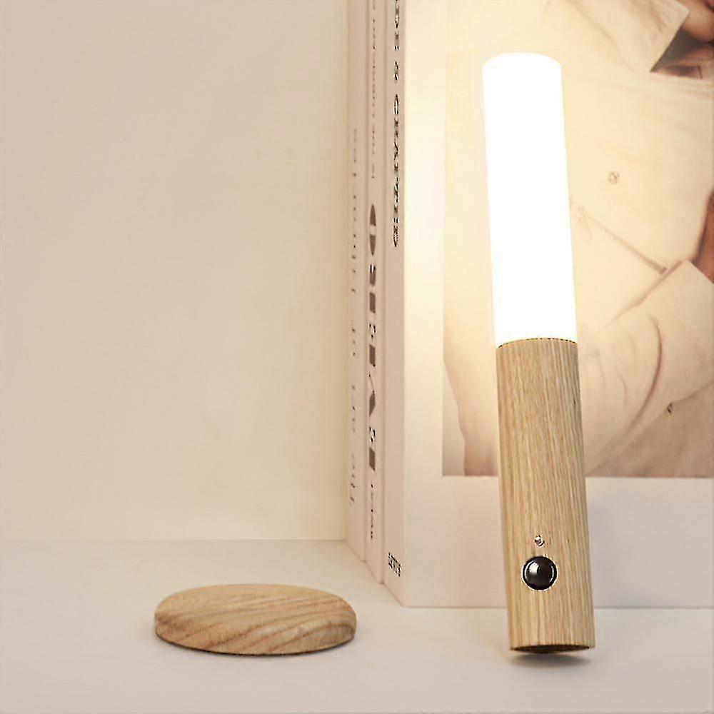Wireless Motion Sensor Smart Led Light Magnetic Base Usb Recharge Lamp