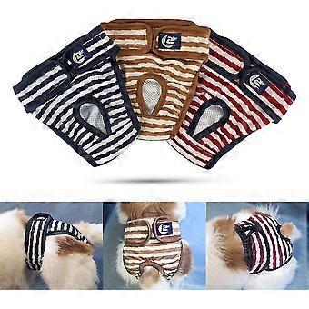 Dog Diapers (pack Of 3) Washable Female Dog Pants Comfortable Warmth For Female Pets, Dogs, Puppies