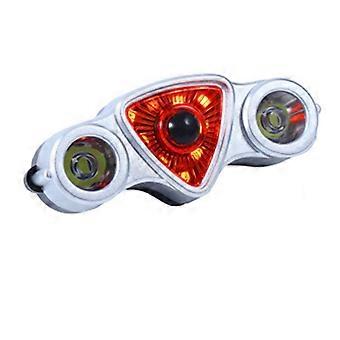 QingHai Luz trasera de bicicleta ultrabrillante Recargable Impermeable Luz trasera de alta luz de seguridad Advertencia de seguridad Luz trasera de ciclismo Suministros para bicicletas