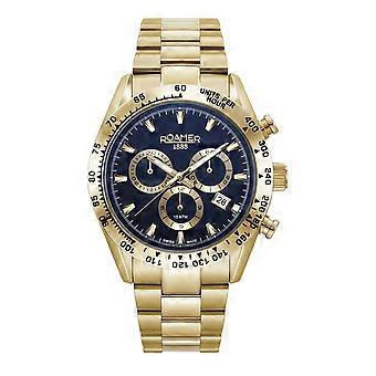 Roamer Men's Watch Analog Quartz Chronograph 850837 48 45 20 Monza 100 Stainless Steel 