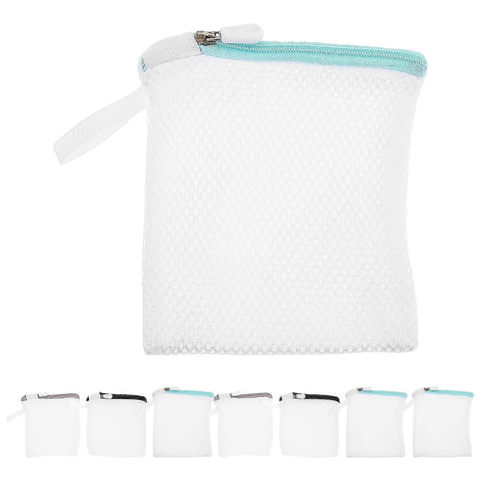 8Pcs Polyester Mesh Laundry Bags, Assorted Colors for Washing Machine