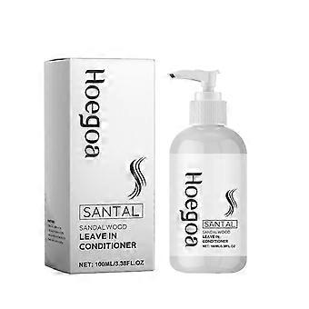 Condicionador Leave-In Nutritivo com Óleo de Sândalo e Vitamina E, Controle de Brilho e Frizz