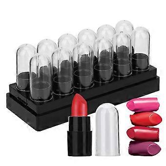 12 Mini-Lipgloss-Tuben für selbstgemachten Lippenbalsam und Kosmetikproben, kompakte Reisegröße