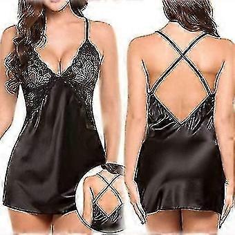 Satin Pajama Suit Sexy Underwear Dress