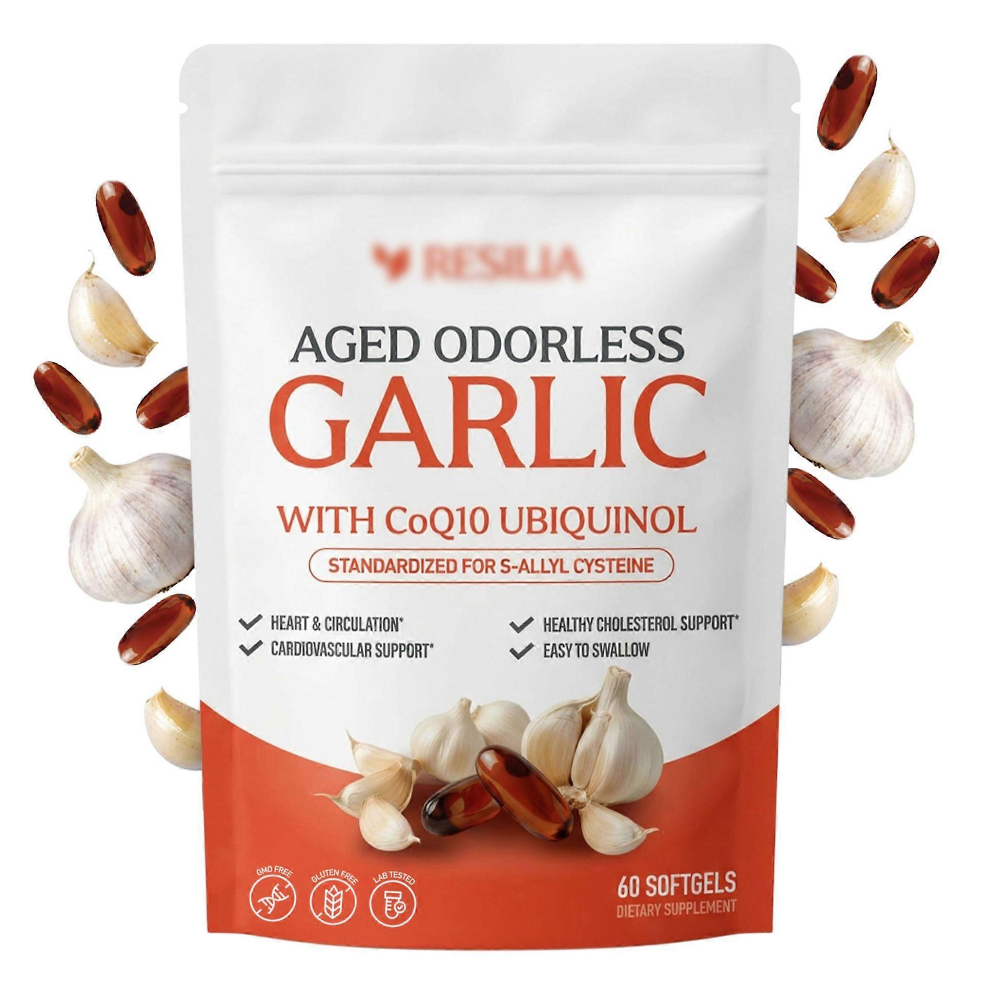 Odorless Aged Garlic & CoQ10 Softgels