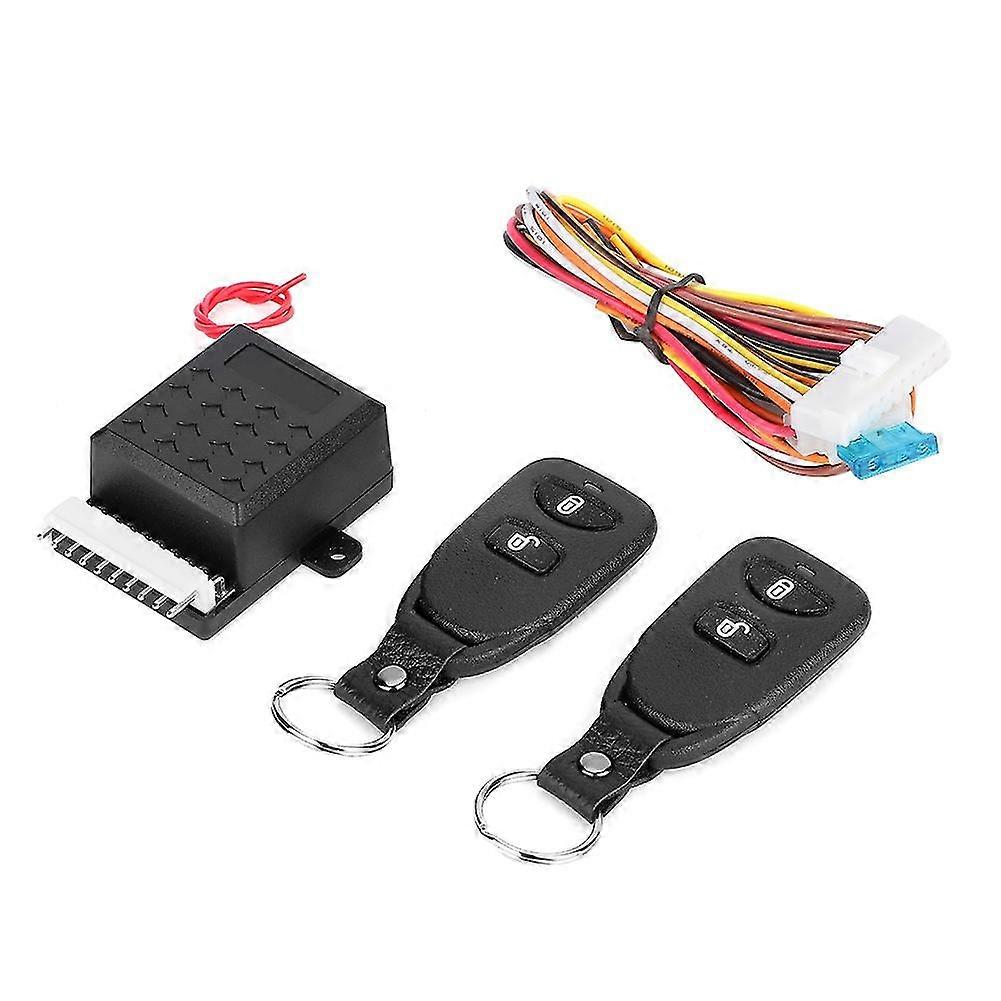 BOROCO Universal Car Central Alarm System Remote Control Anti Theft Key Locking Kit