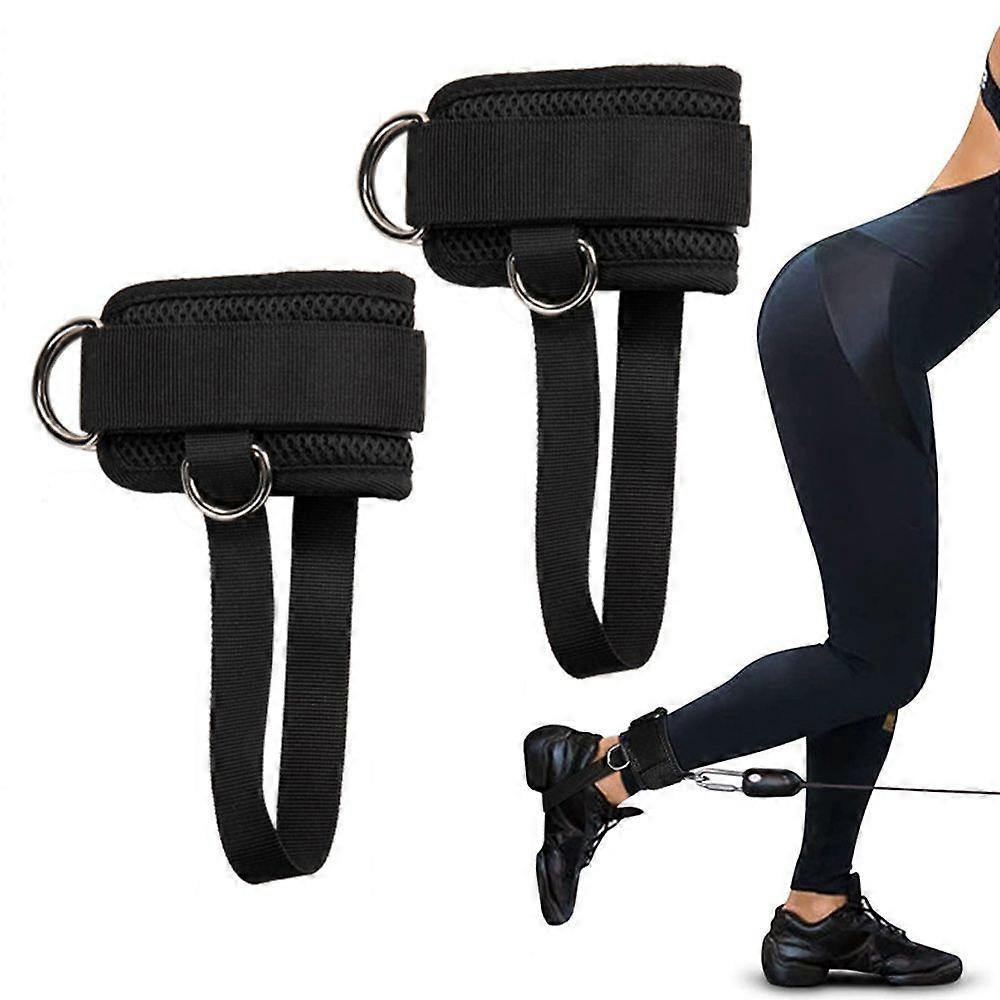 Ankle Straps for Cable Machine Glute Kickbacks, Adjustable Comfort