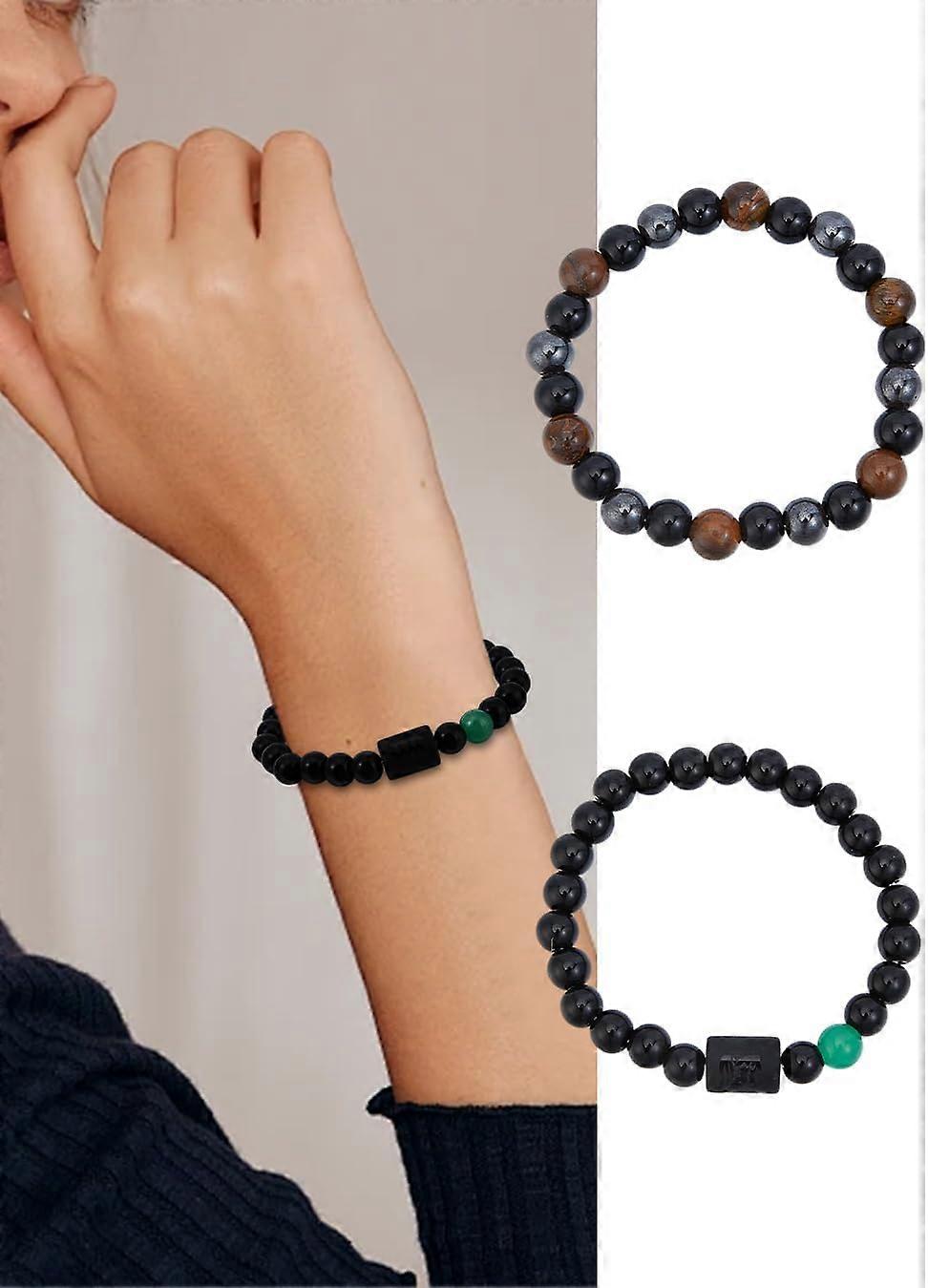 Mixed Stretch Bracelets Constellations Theme Bracelet Aquarius Inner Diameter: 2-3/8 inch(6cm)